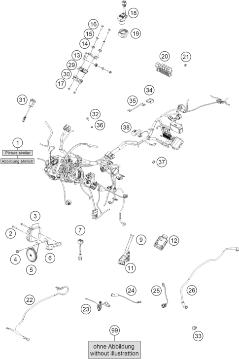 Výkres: 1110 KABELOVÝ SVAZEK