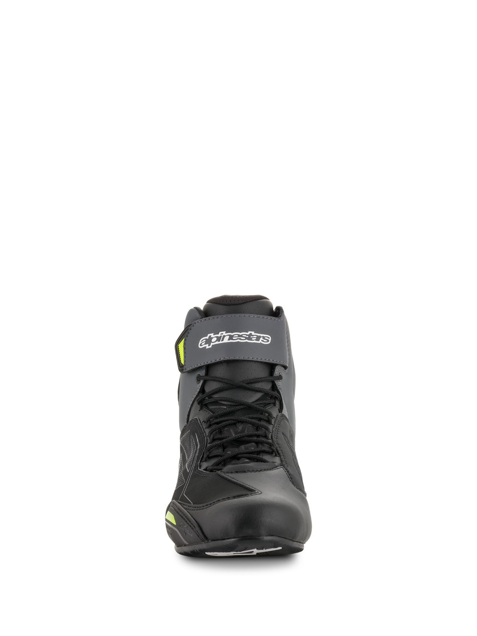 Boty Alpinestars FASTER-3 Drystar černé/šedé/žlutá fluo