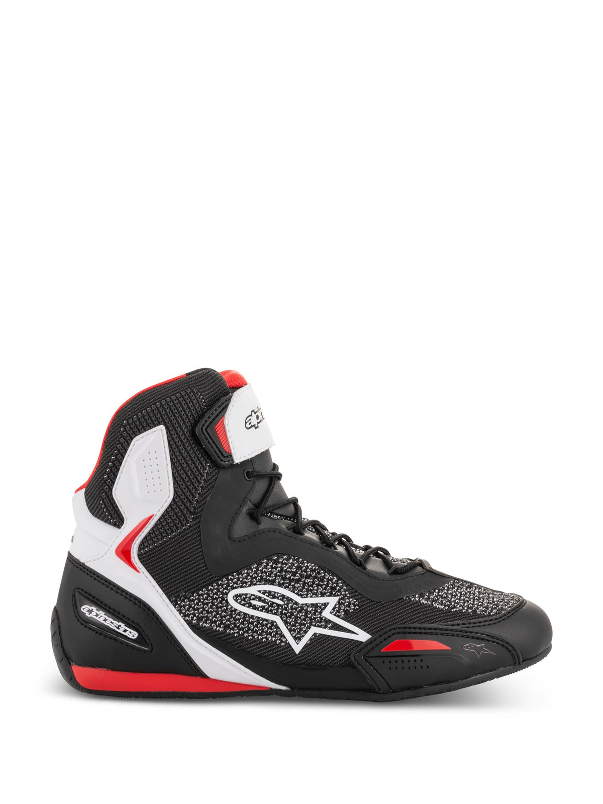 Boty Alpinestars FASTER-3 Rideknit černé/bílé/červené
