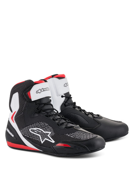 Boty Alpinestars FASTER-3 Rideknit černé/bílé/červené