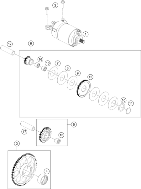 Výkres: 4010 ELEKTRICKÝ STARTÉR