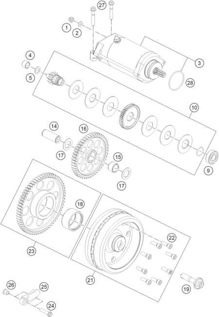 Výkres: 4010 ELEKTRICKÝ STARTÉR