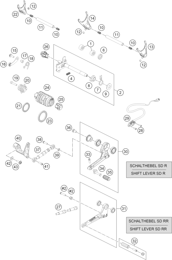 Výkres: 3410 MECHANISMUS ŘAZENÍ