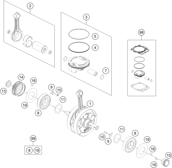 Výkres: 3060 KLIKOVÁ HŘÍDEL, PÍST