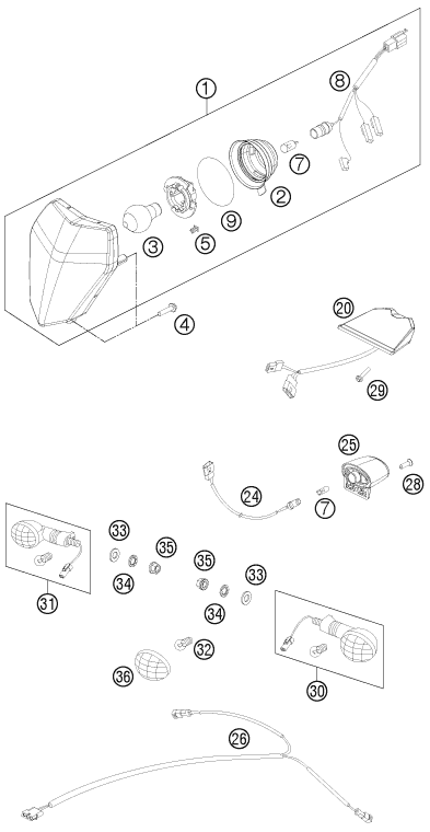Výkres: 1410 OSVĚTLOVACÍ SOUSTAVA