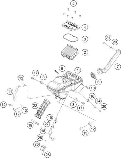 Výkres: 0610 VZDUCHOVÝ FILTR