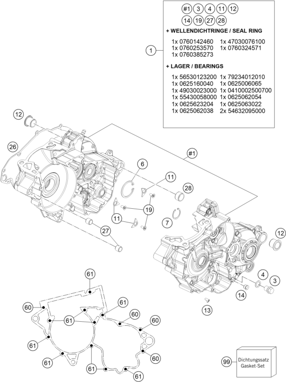 Výkres: 3010 SKŘÍŇ MOTORU