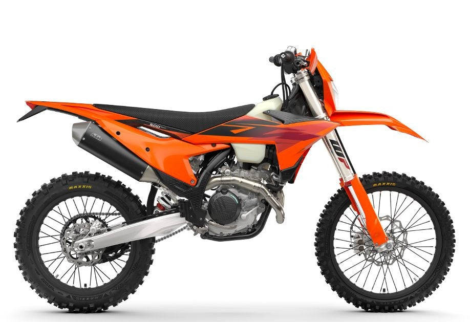 KTM 500 EXC-F 2027 s vyznačenými díly