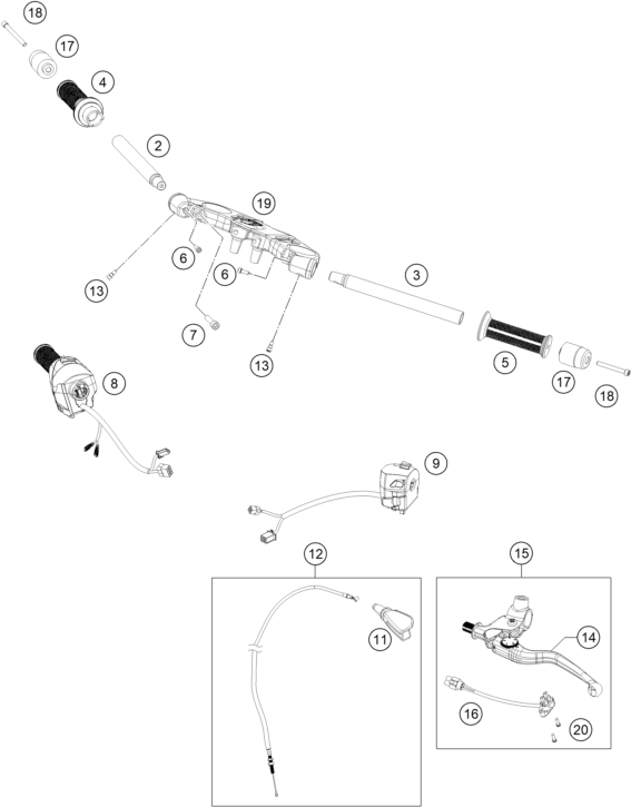 Výkres: 0210 ŘIDÍTKA, OVLÁDACÍ PRVKY