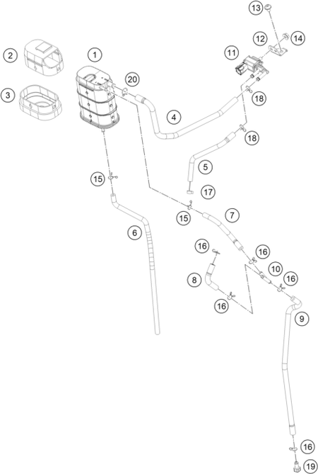 Výkres: 1510 NÁDOBA ZACHYCOVAČE PAR PALIVA