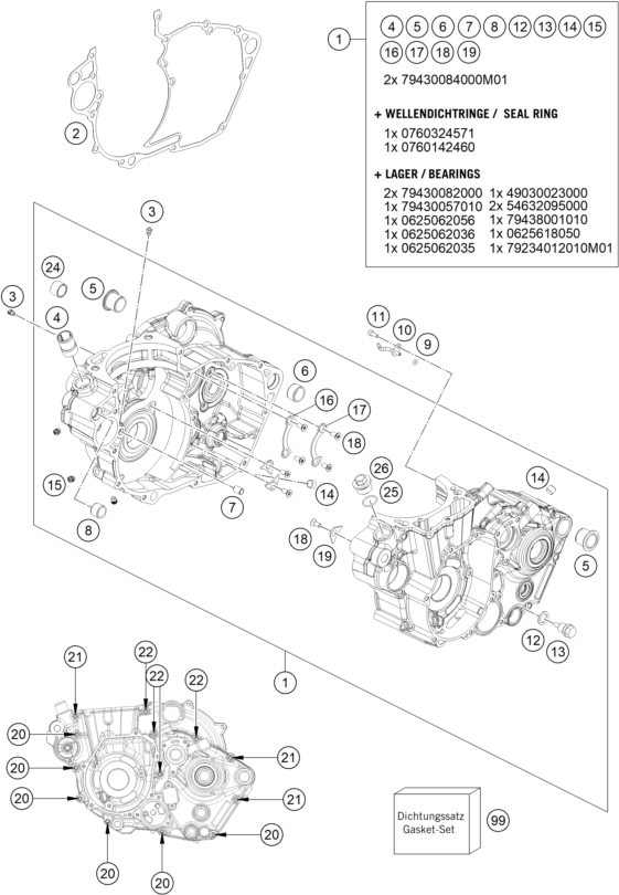 Výkres: 3010 SKŘÍŇ MOTORU