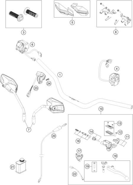 Výkres: 0210 ŘIDÍTKA, OVLÁDACÍ PRVKY