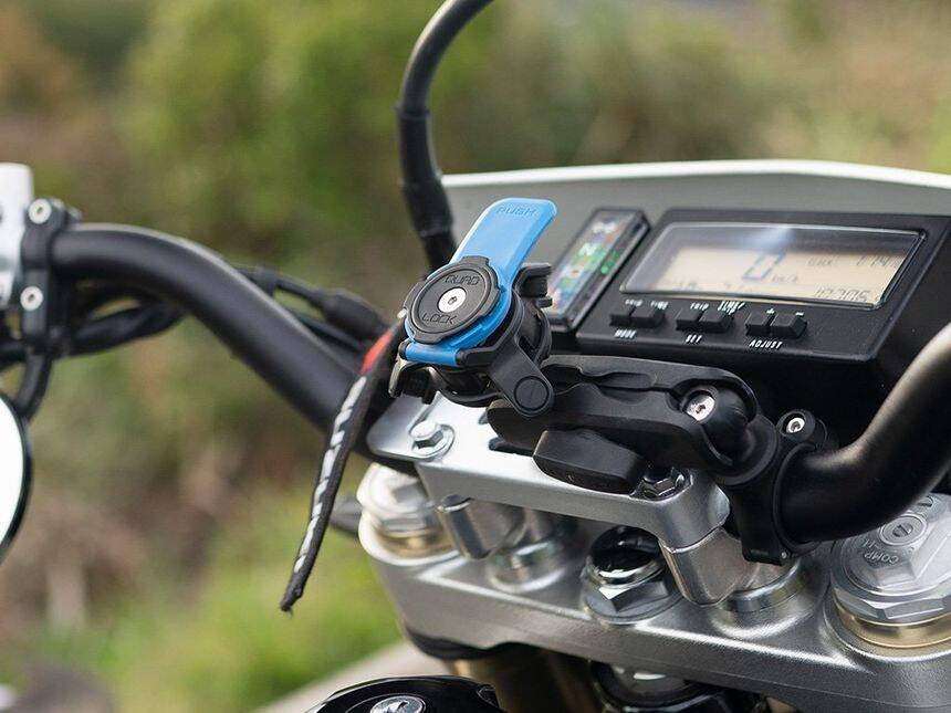 Hlava s uvolňovací pákou Quad Lock® 360