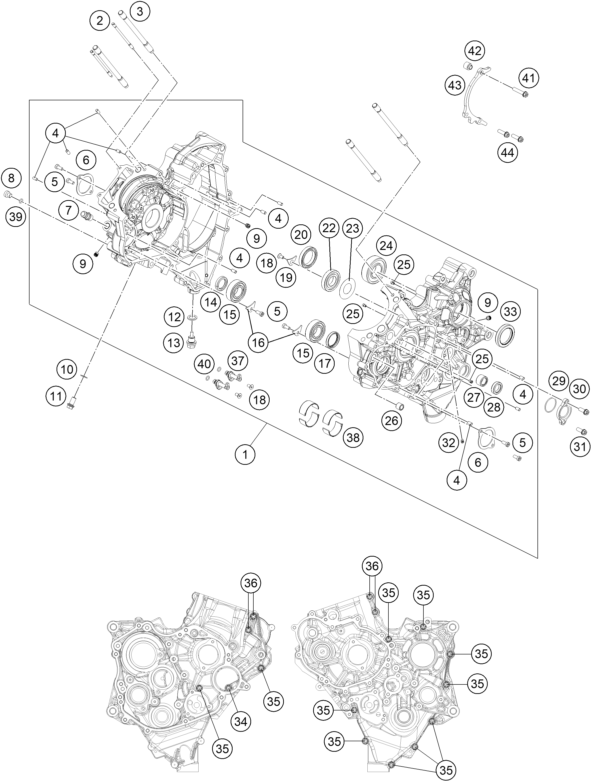 Výkres: 3010 SKŘÍŇ MOTORU