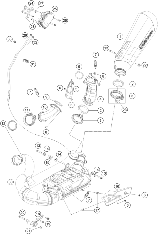 Výkres: 0510 VÝFUKOVÝ SYSTÉM