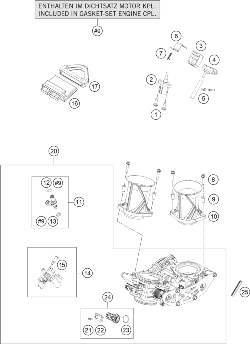 Výkres: 4110 ŠKRTICÍ KLAPKA (THROTTLE BODY)