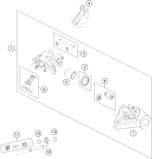 Výkres: 1390 ZADNÍ BRZDOVÝ TŘMEN