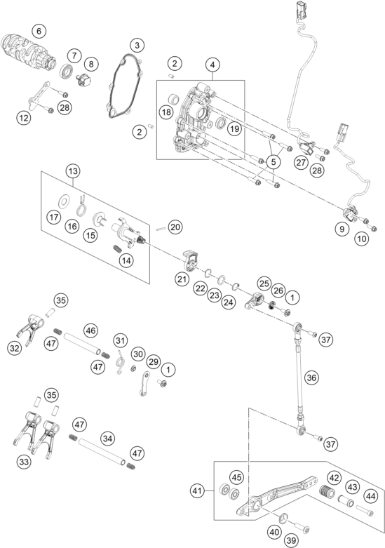 Výkres: 3410 MECHANISMUS ŘAZENÍ