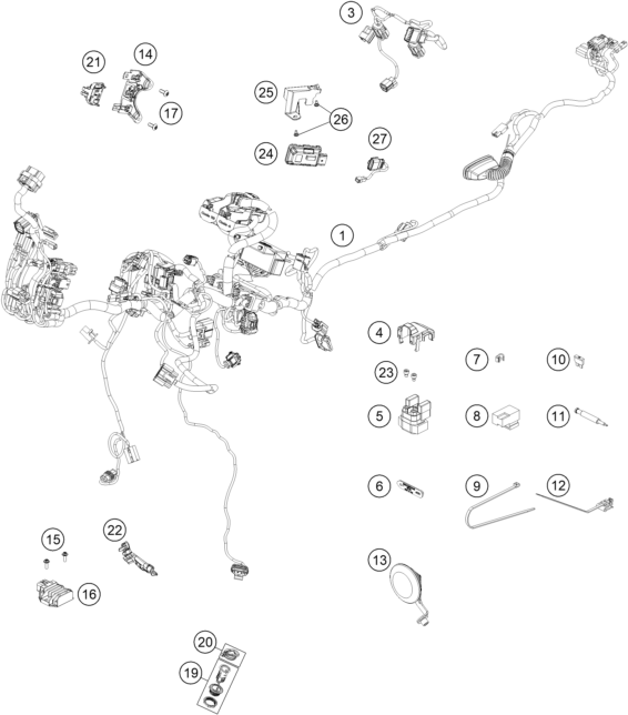 Výkres: 1110 KABELOVÝ SVAZEK