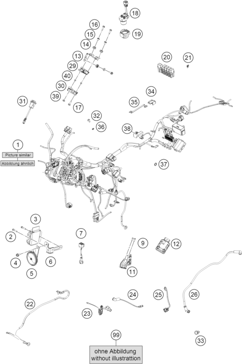 Výkres: 1110 KABELOVÝ SVAZEK