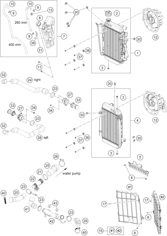 Výkres: 3530 CHLADICÍ SOUSTAVA