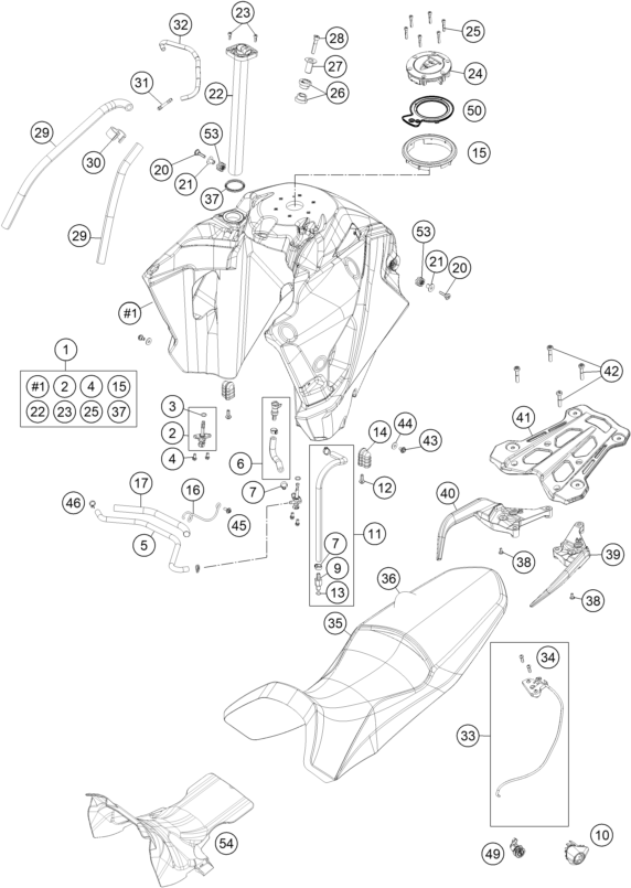 Výkres: 0710 NÁDRŽ, SEDLO