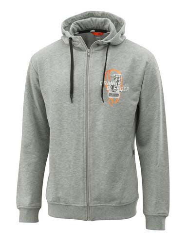 Mikina KTM Orange Fluids na zip