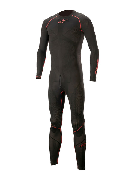 Jednodílné spodní prádlo pod kombinézu Alpinestars Ride Tech Lite 1PC černá/červená