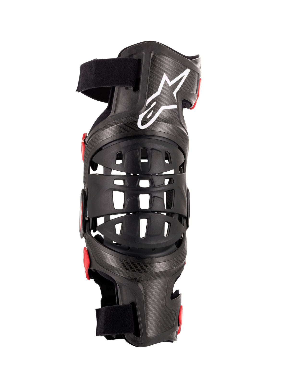 Kolenní ortézy Alpinestars BIONIC-10 Carbon černá/červená, levé koleno