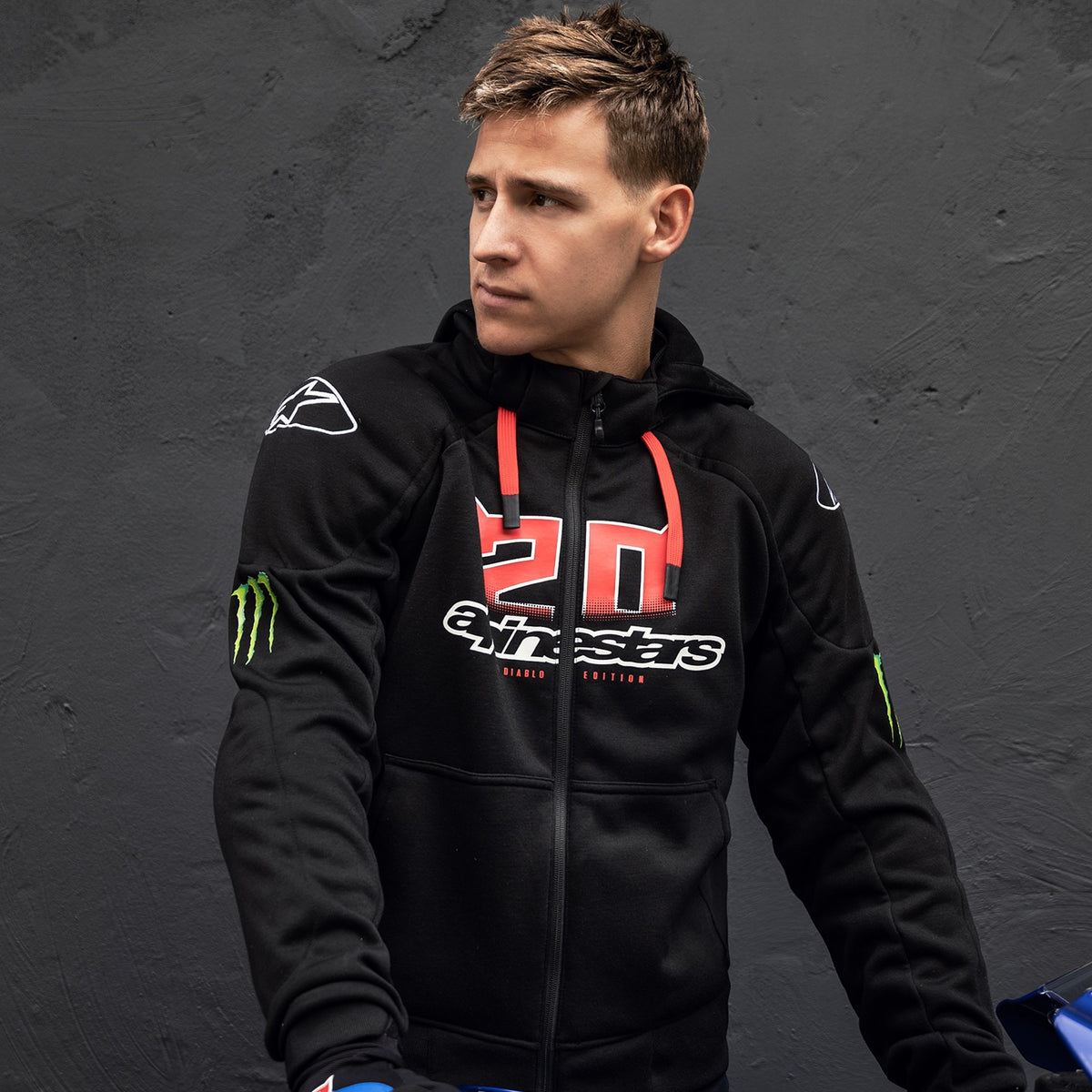 Bunda Alpinestars Chrome Ignition Monster FQ20 černá/červená/bílá/zelená