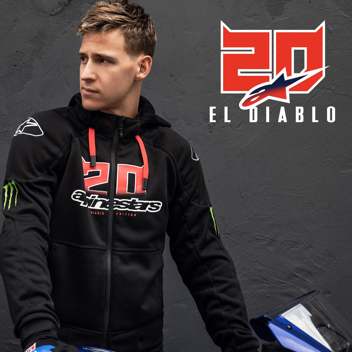 Bunda Alpinestars Chrome Ignition Monster FQ20 černá/červená/bílá/zelená