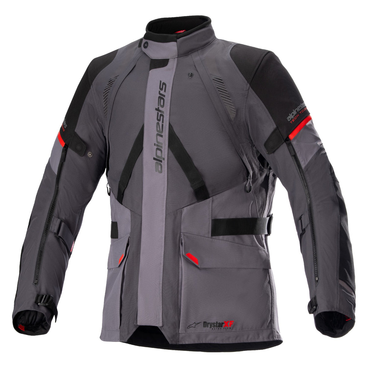 Bunda Alpinestars Monteira Drystar XF tmavě šedá/černá/červená