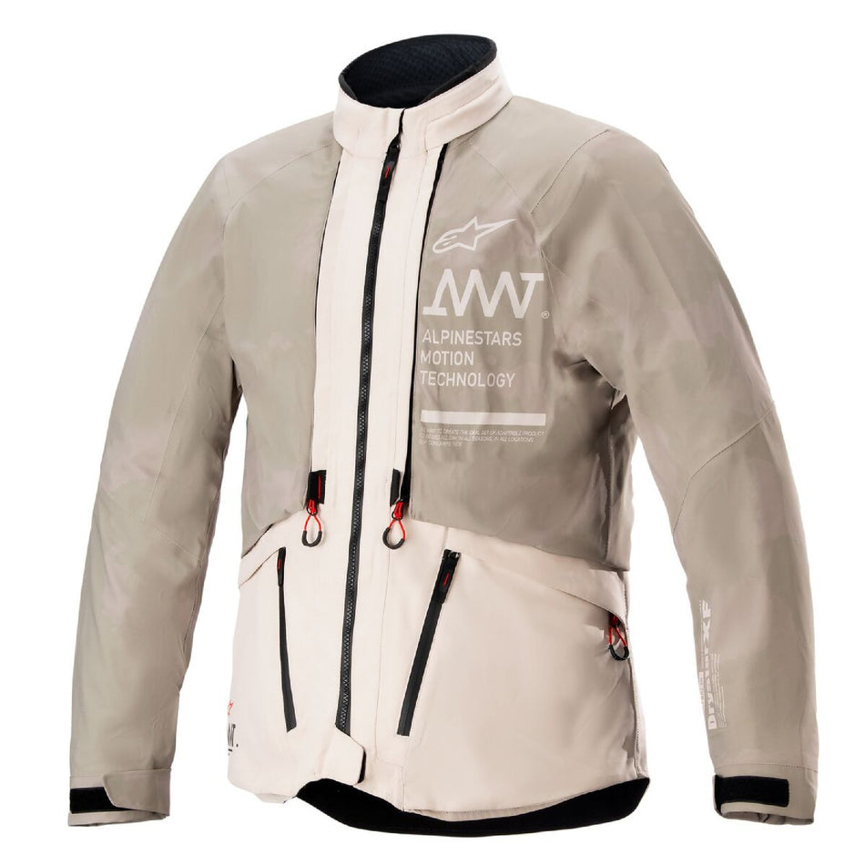 Bunda Alpinestars AMT-10 LAB Drystar XF aluminium/písková camo