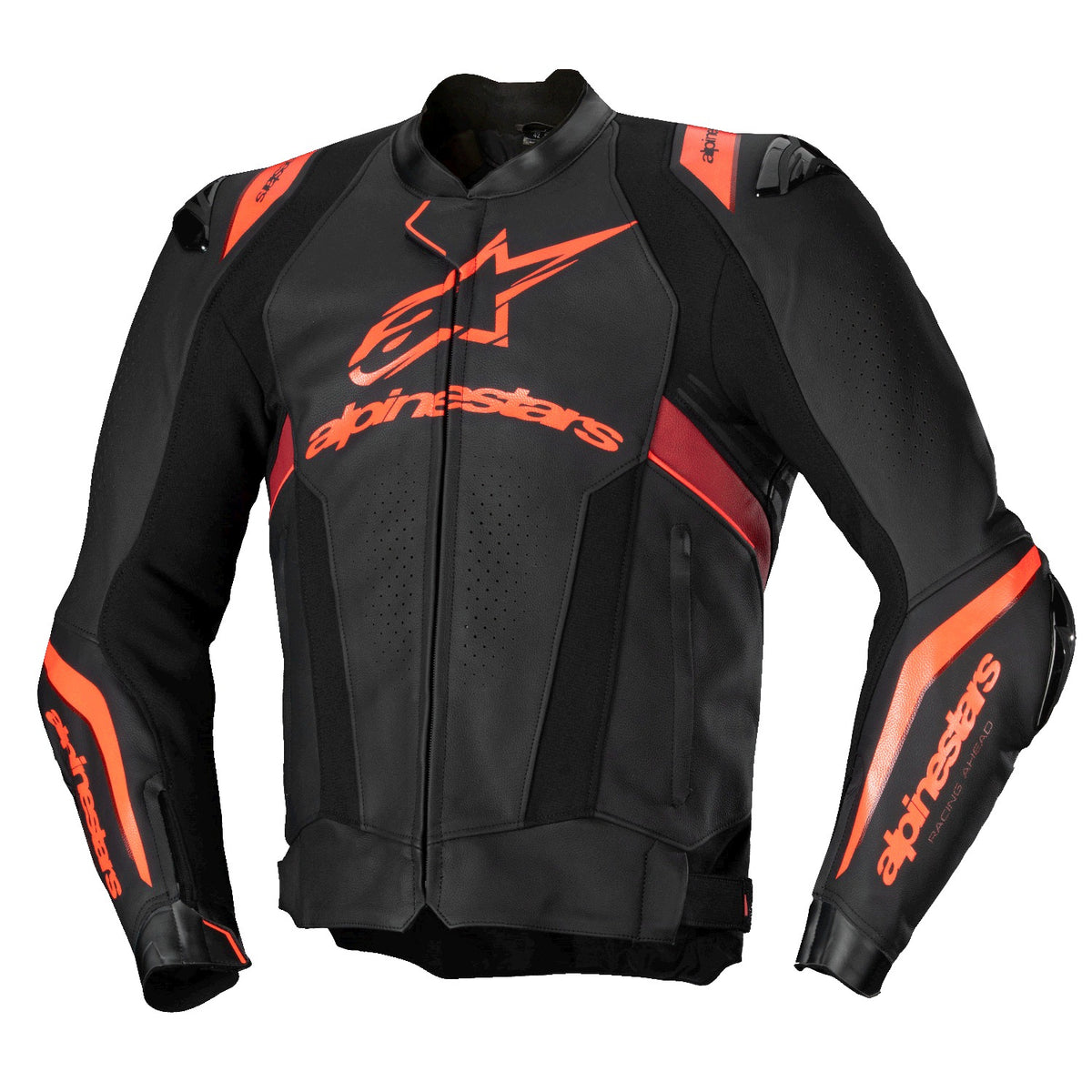 Bunda Alpinestars Missile 3 Ignition černá/červená fluo/tmavě červená