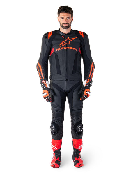 Bunda Alpinestars Missile 3 Ignition černá/červená fluo/tmavě červená