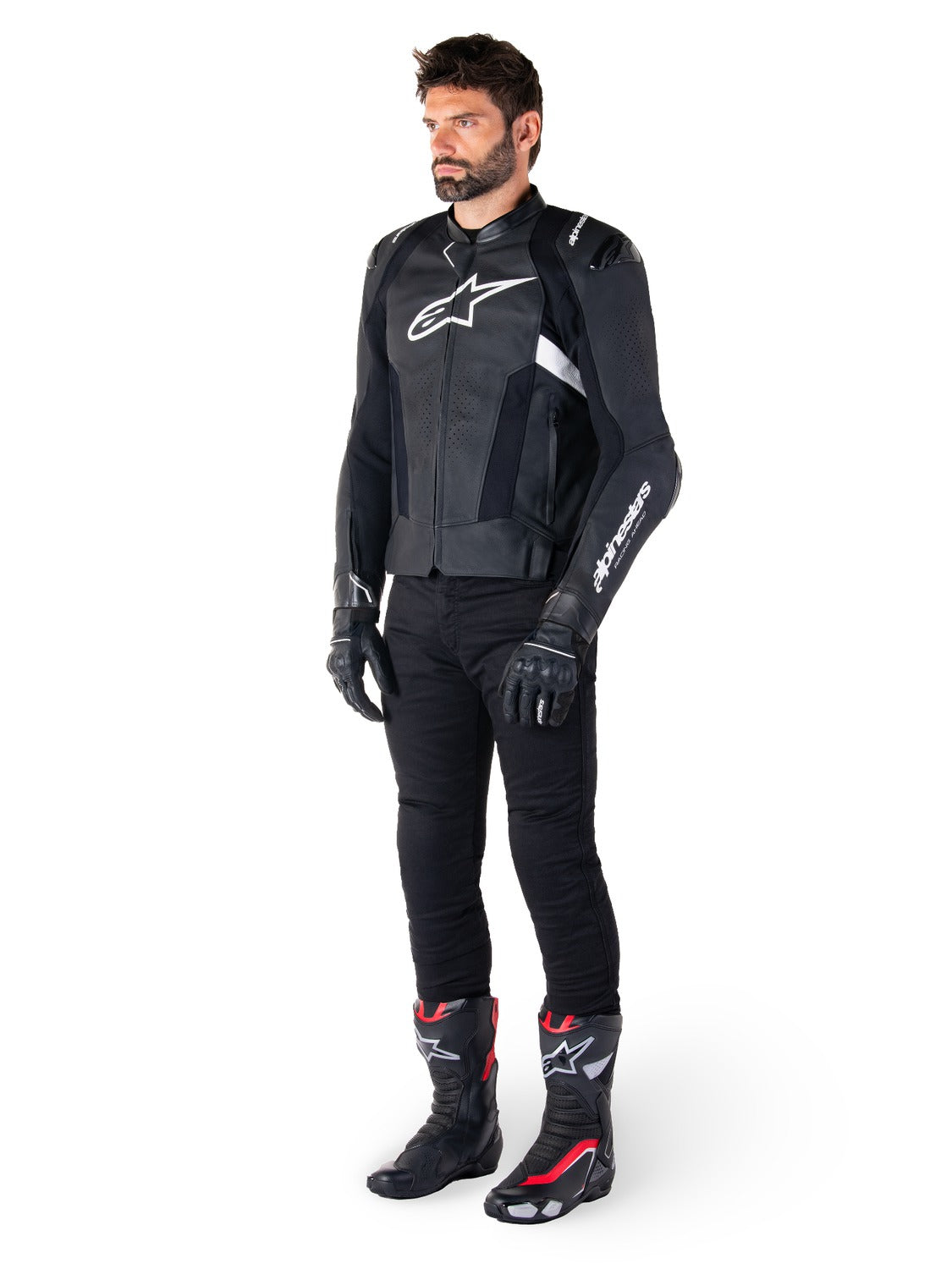 Bunda Alpinestars Missile 3 černá/bílá