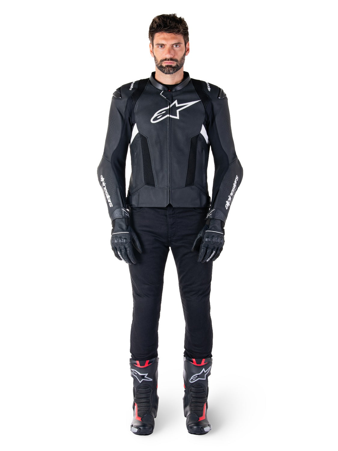 Bunda Alpinestars Missile 3 Airflow černá/bílá