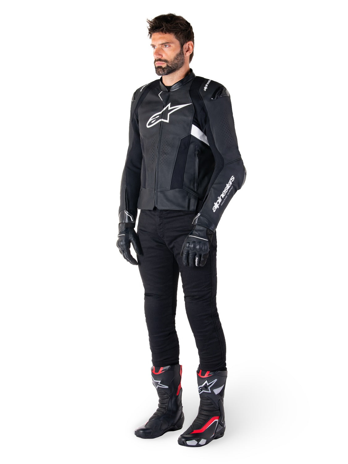 Bunda Alpinestars Missile 3 Airflow černá/bílá