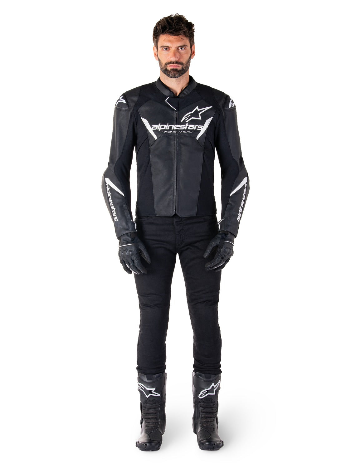 Bunda Alpinestars Faster 3 černá/bílá