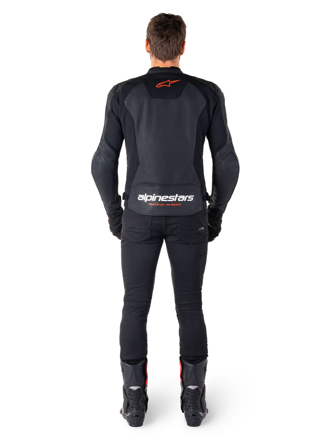 Bunda Alpinestars Faster 3 Airflow černá/červená fluo