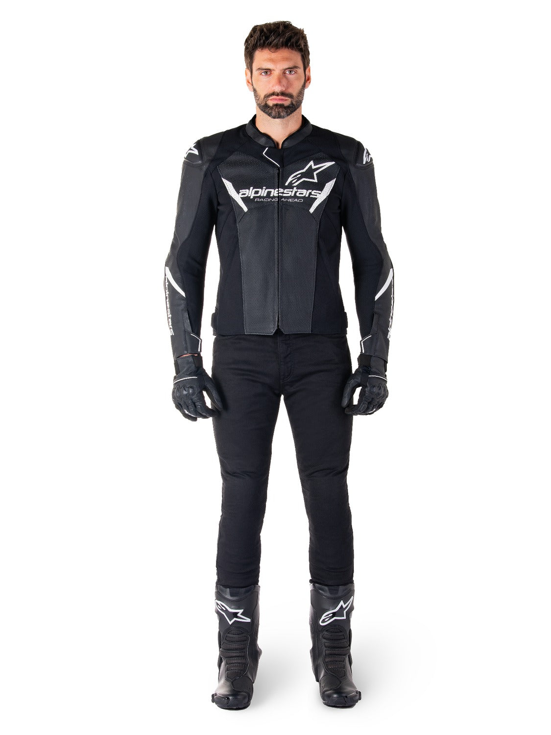 Bunda Alpinestars Faster 3 Airflow černá/bílá