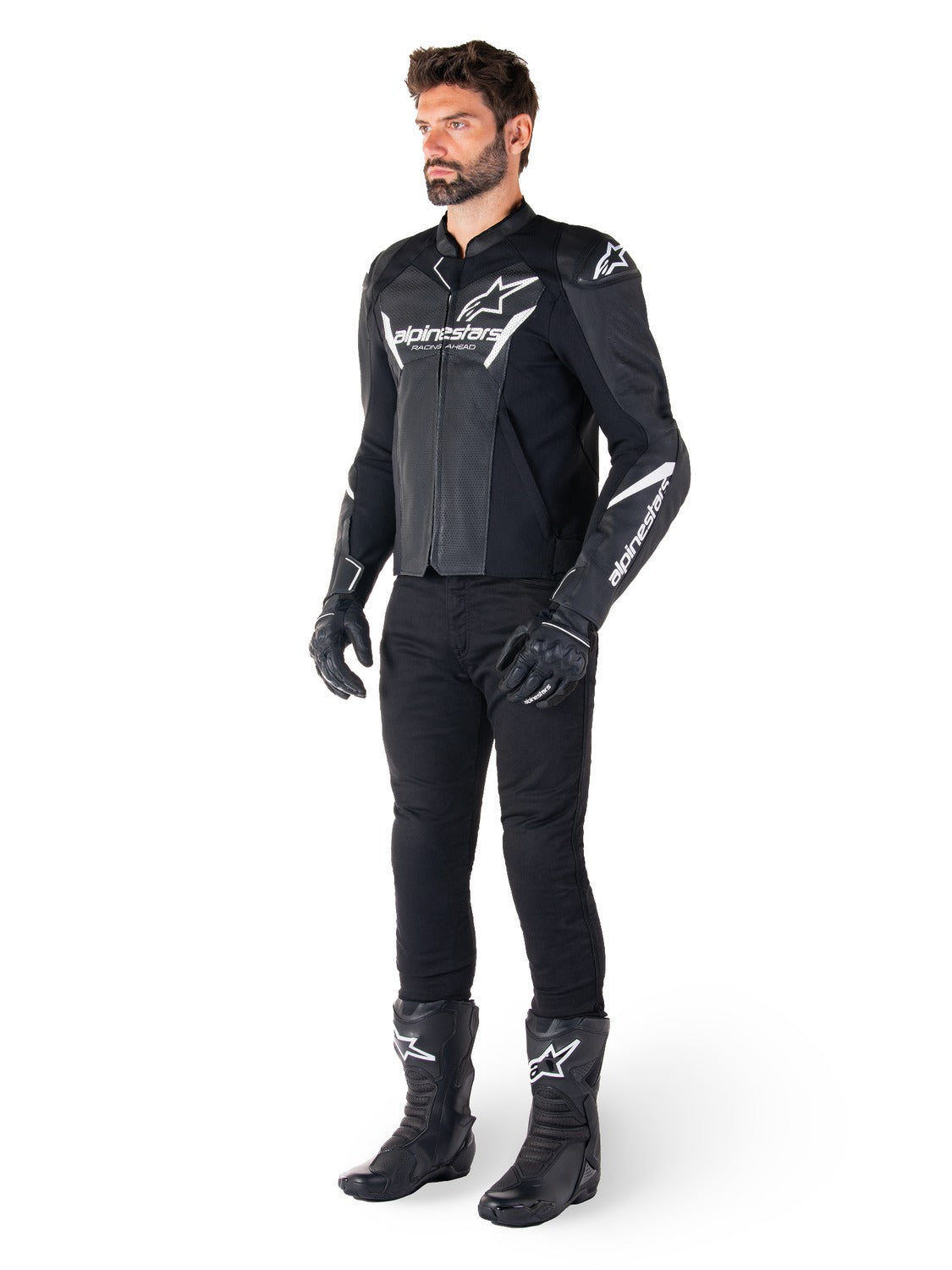 Bunda Alpinestars Faster 3 Airflow černá/bílá