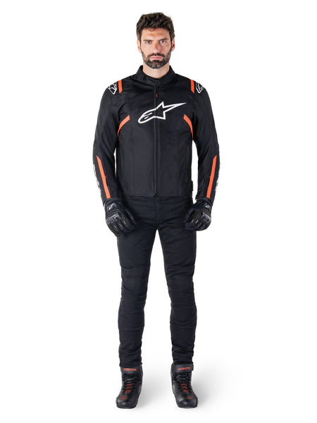 Bunda Alpinestars T-SPS 2 Waterproof černá/bílá/červená fluo