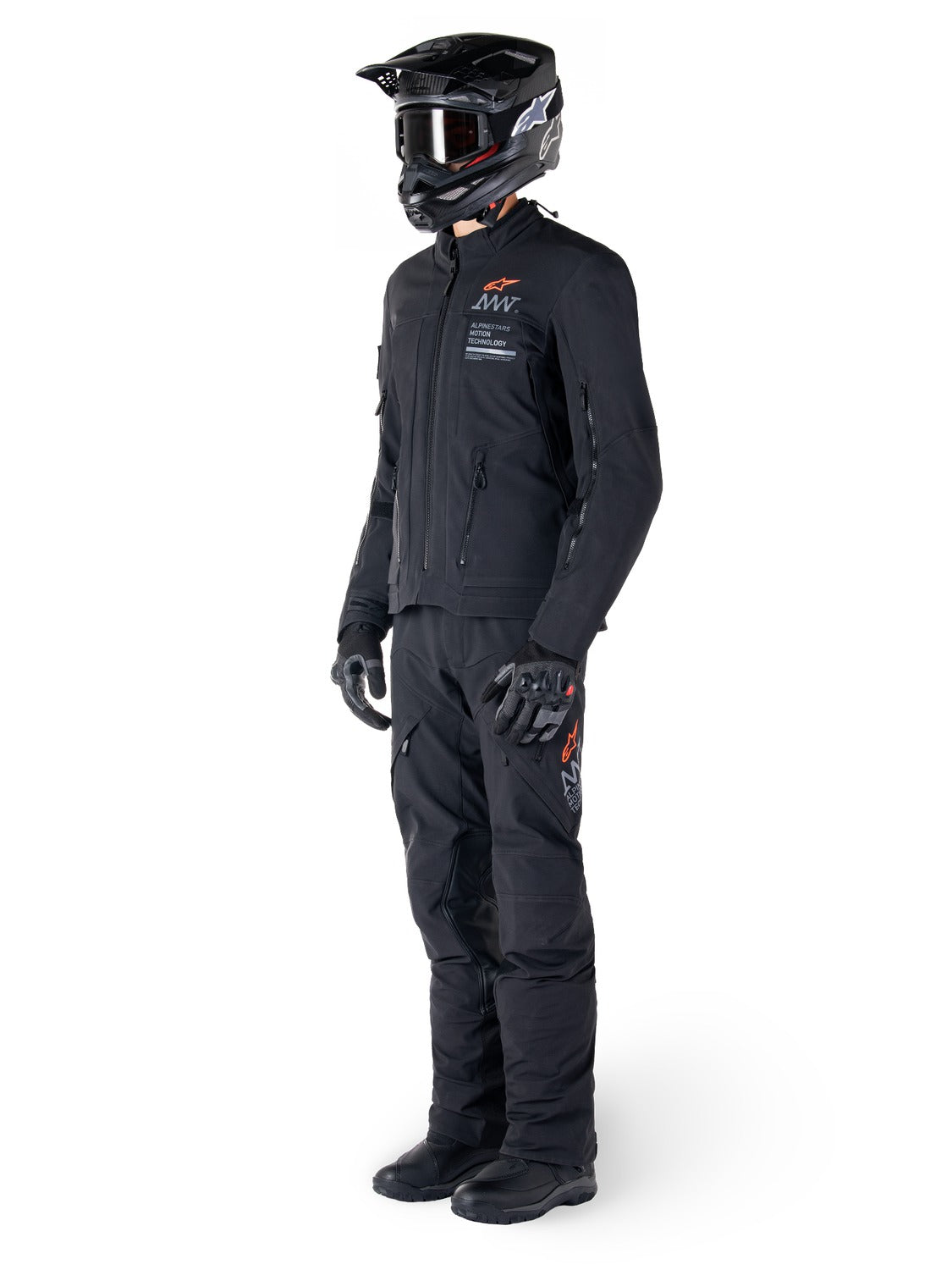 Bunda Alpinestars AMT-8 Stretch Drystar XF černá