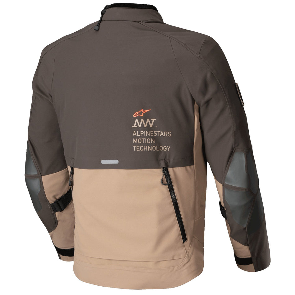 Bunda Alpinestars AMT-8 Stretch Drystar XF tmavě hnědá/tmavá khaki