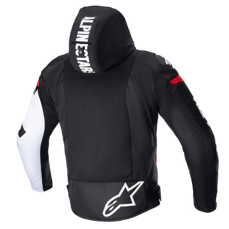 Bunda Alpinestars Zaca AIR Waterproof černá/bílá/červená fluo