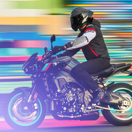 Bunda Alpinestars Zaca AIR Waterproof černá/bílá/červená fluo