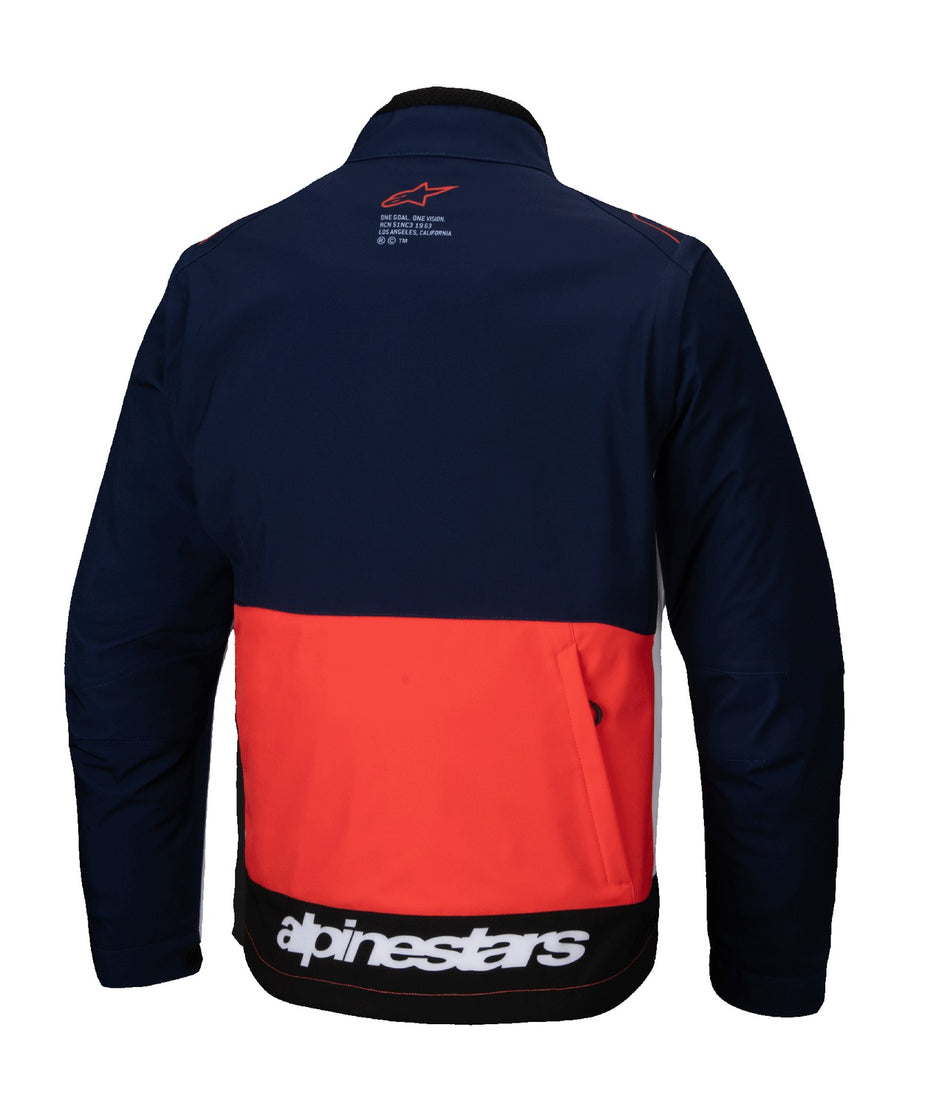 Bunda Alpinestars LITE-DURA Softshell modrá/oranžová/bílá