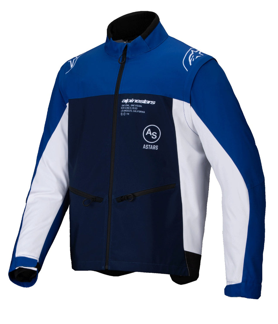 Bunda Alpinestars LITE-DURA Softshell modrá/bílá