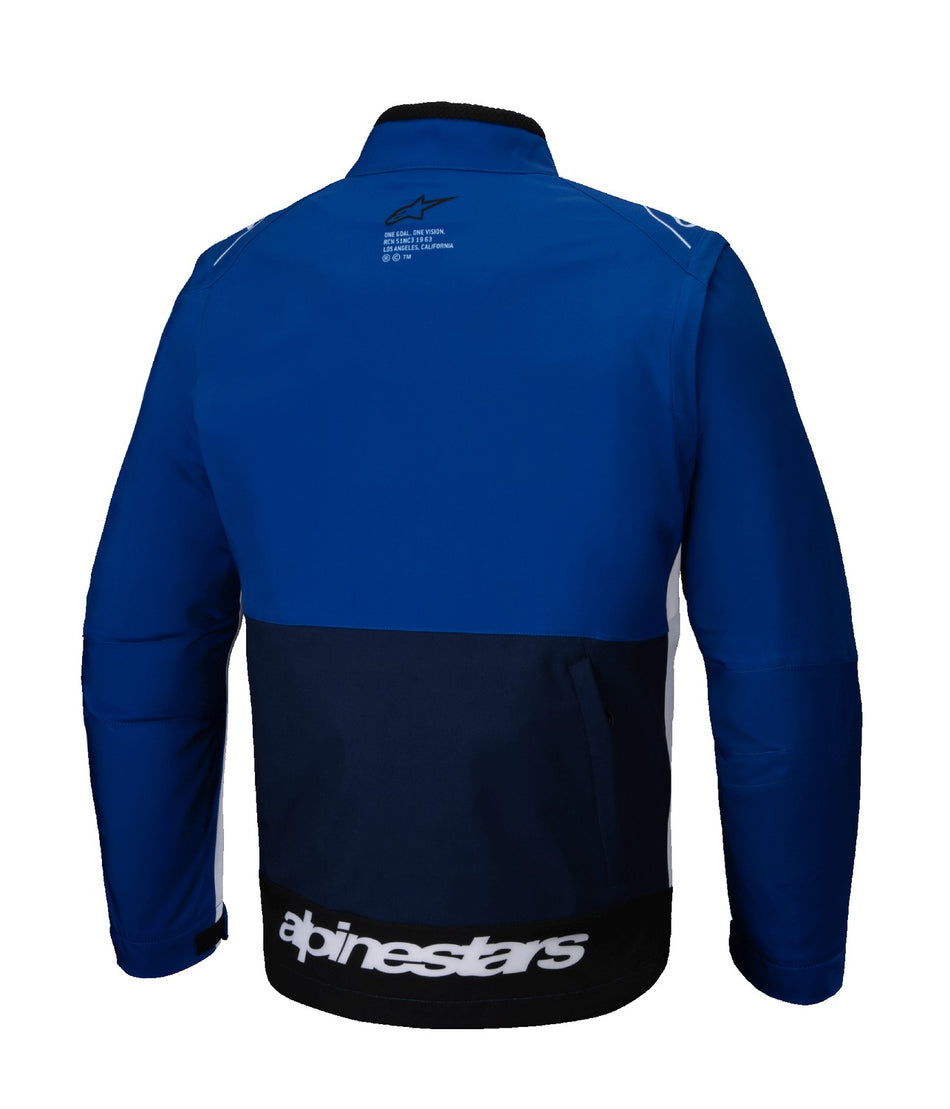 Bunda Alpinestars LITE-DURA Softshell modrá/bílá